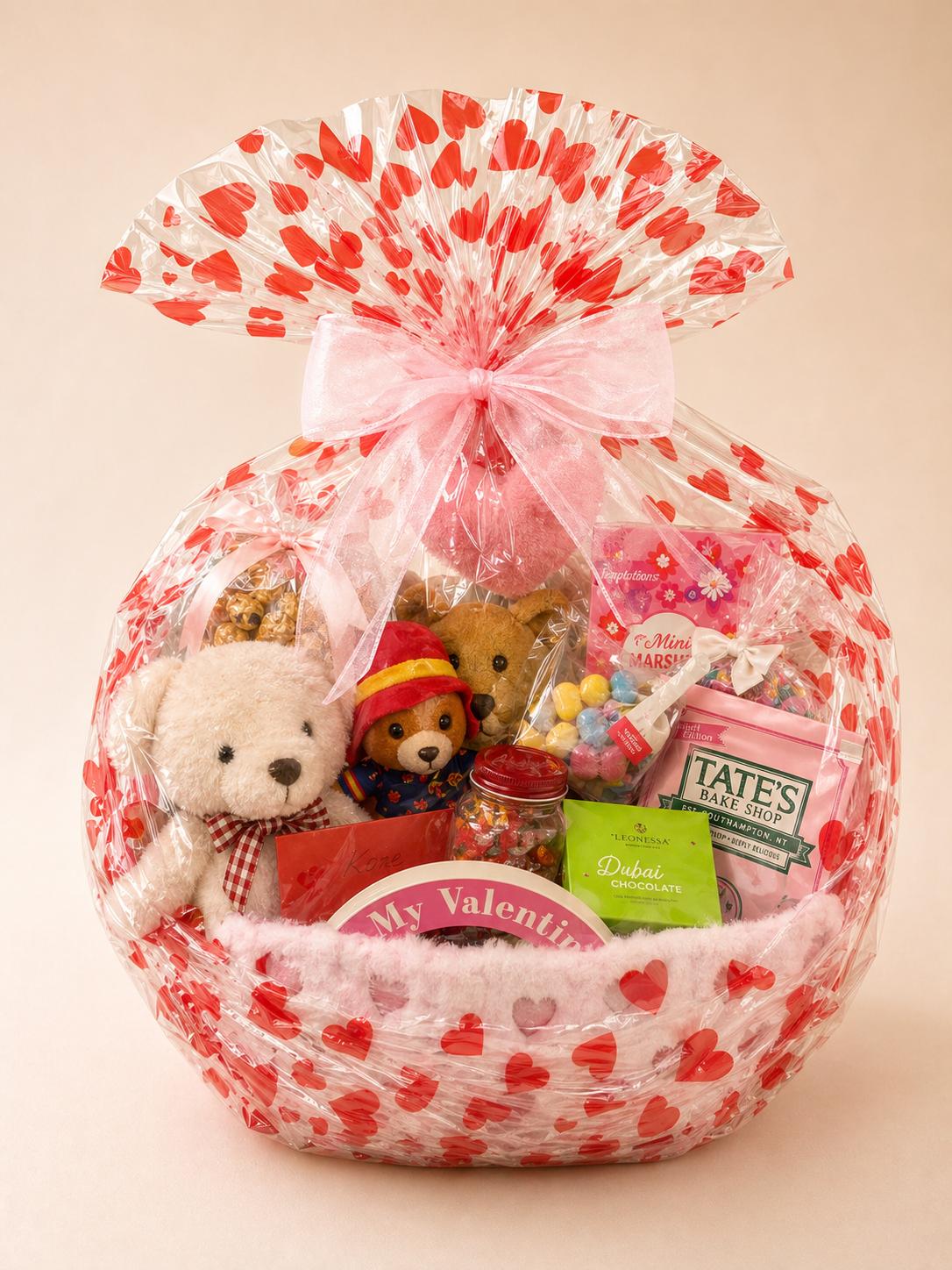 Valentine gift basket